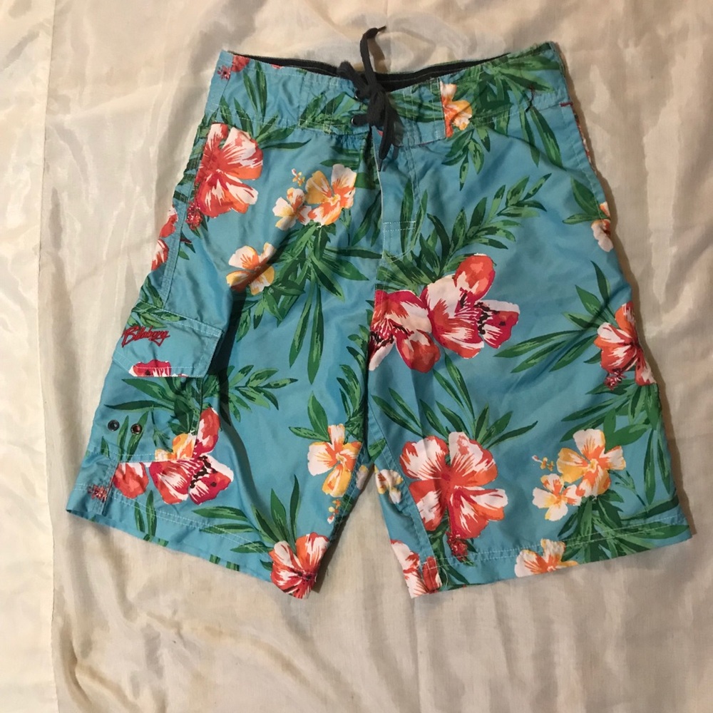 Billabong Boardshort swimsuit floral size 30